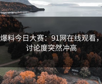 91爆料今日大赛：91网在线观看，让讨论度突然冲高